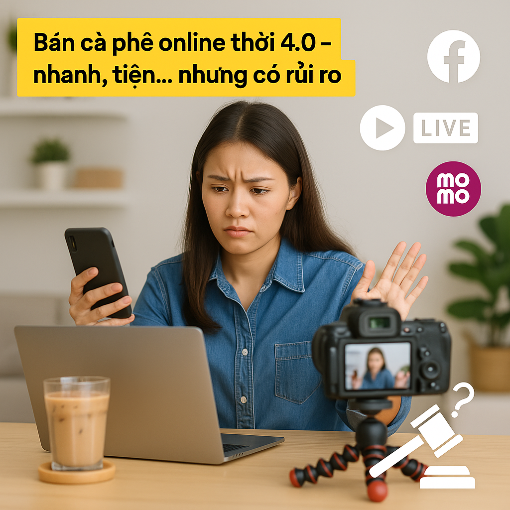 Bán cà phê qua Facebook – Livestream – Momo có thể bị truy thu thuế không?