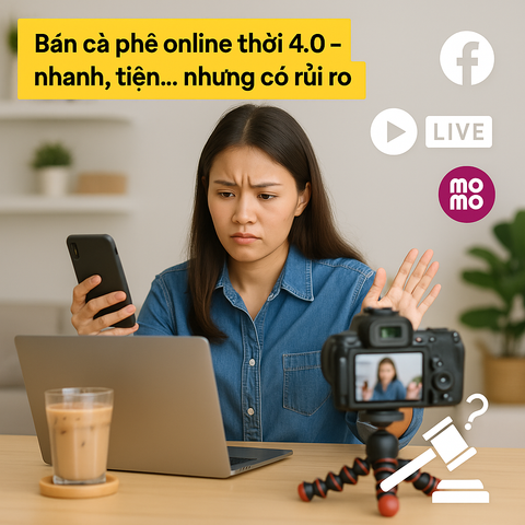 Bán cà phê qua Facebook – Livestream – Momo có thể bị truy thu thuế không?