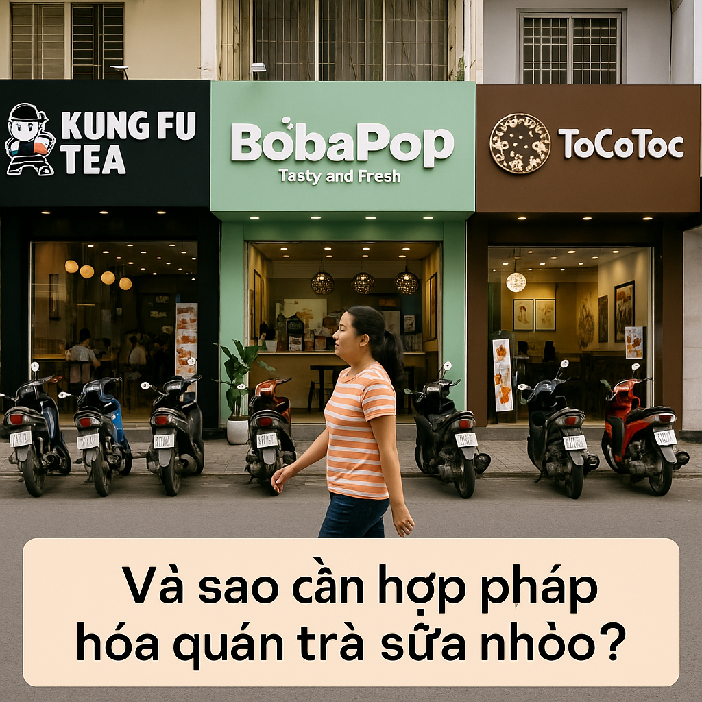 5 Lợi ích khi đăng ký và đóng thuế hợp pháp cho quán trà sữa nhỏ