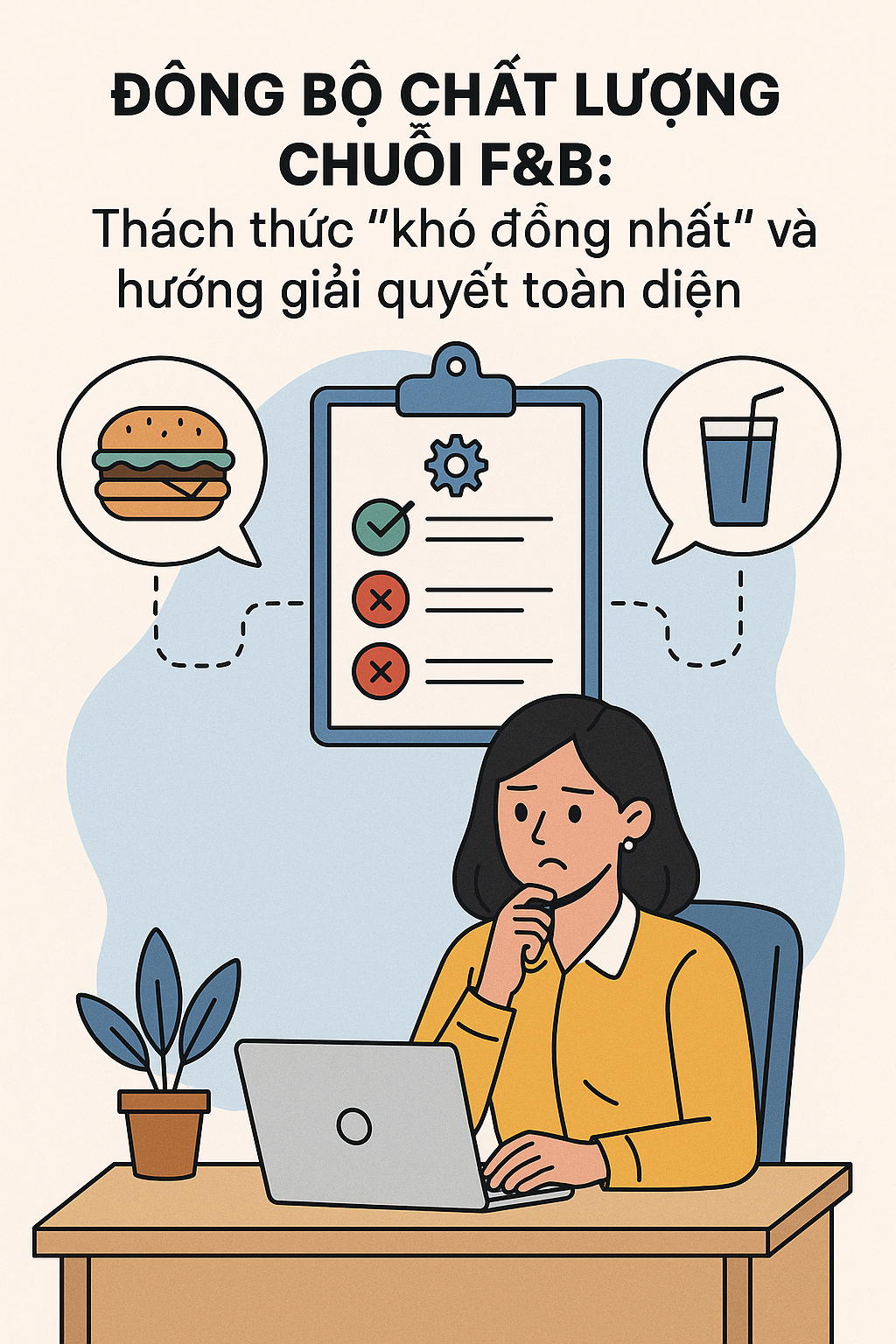 Đồng bộ chất lượng chuỗi F&B: Thách thức “khó đồng nhất” và hướng giải quyết toàn diện