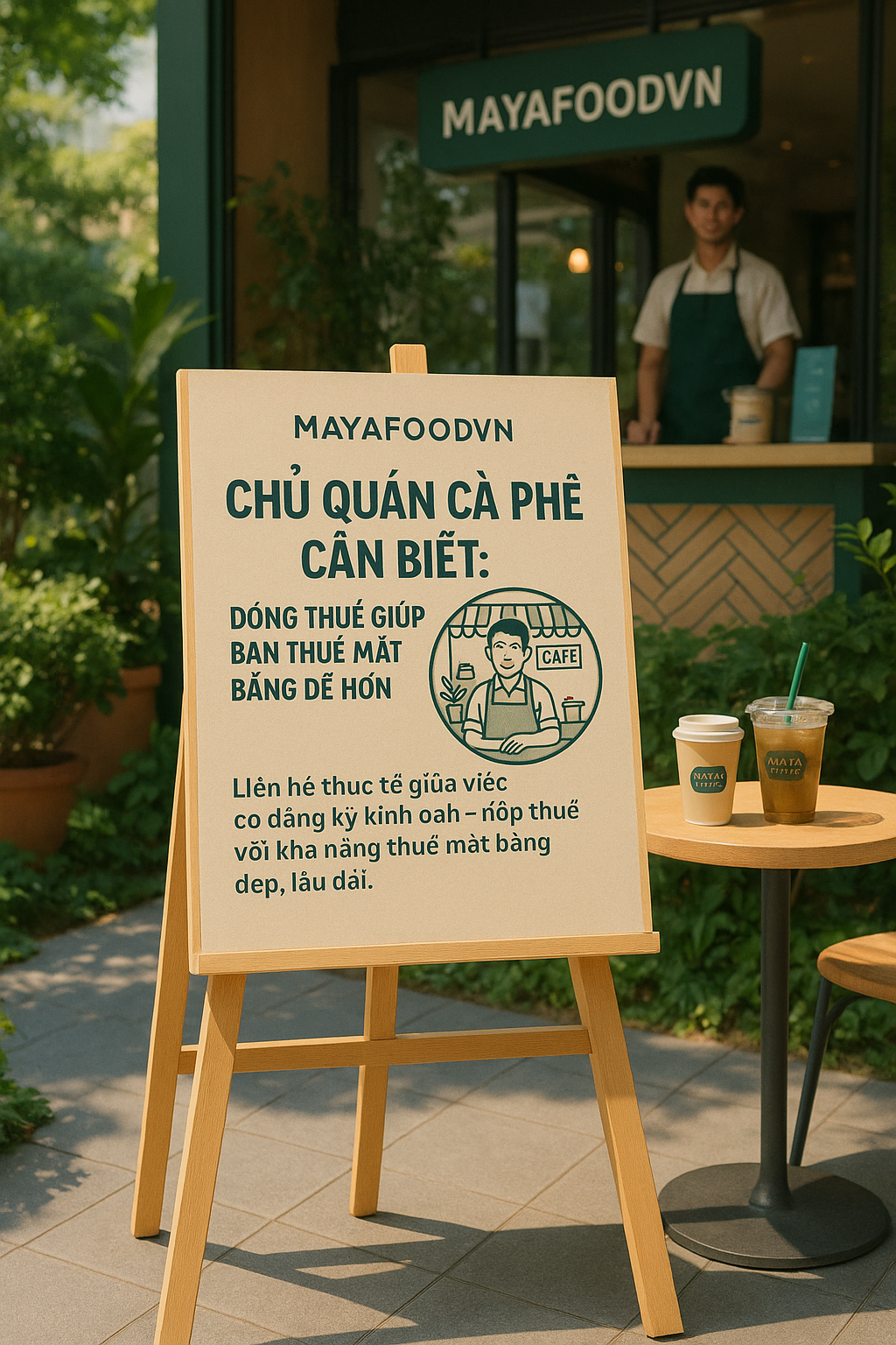 Chủ quán cà phê cần biết: Đóng thuế giúp bạn thuê mặt bằng dễ hơn