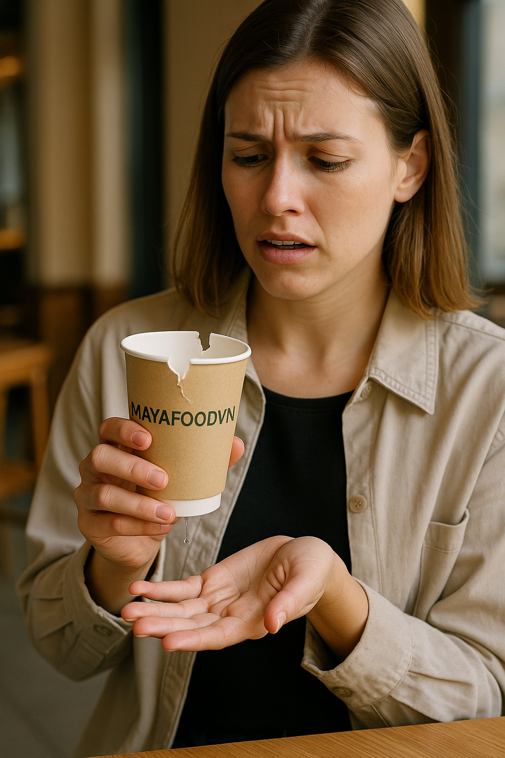 VÌ SAO CỐC GIẤY GIÁ RẺ LẠI DỄ RÁCH KHI ĐỰNG ĐỒ NÓNG?