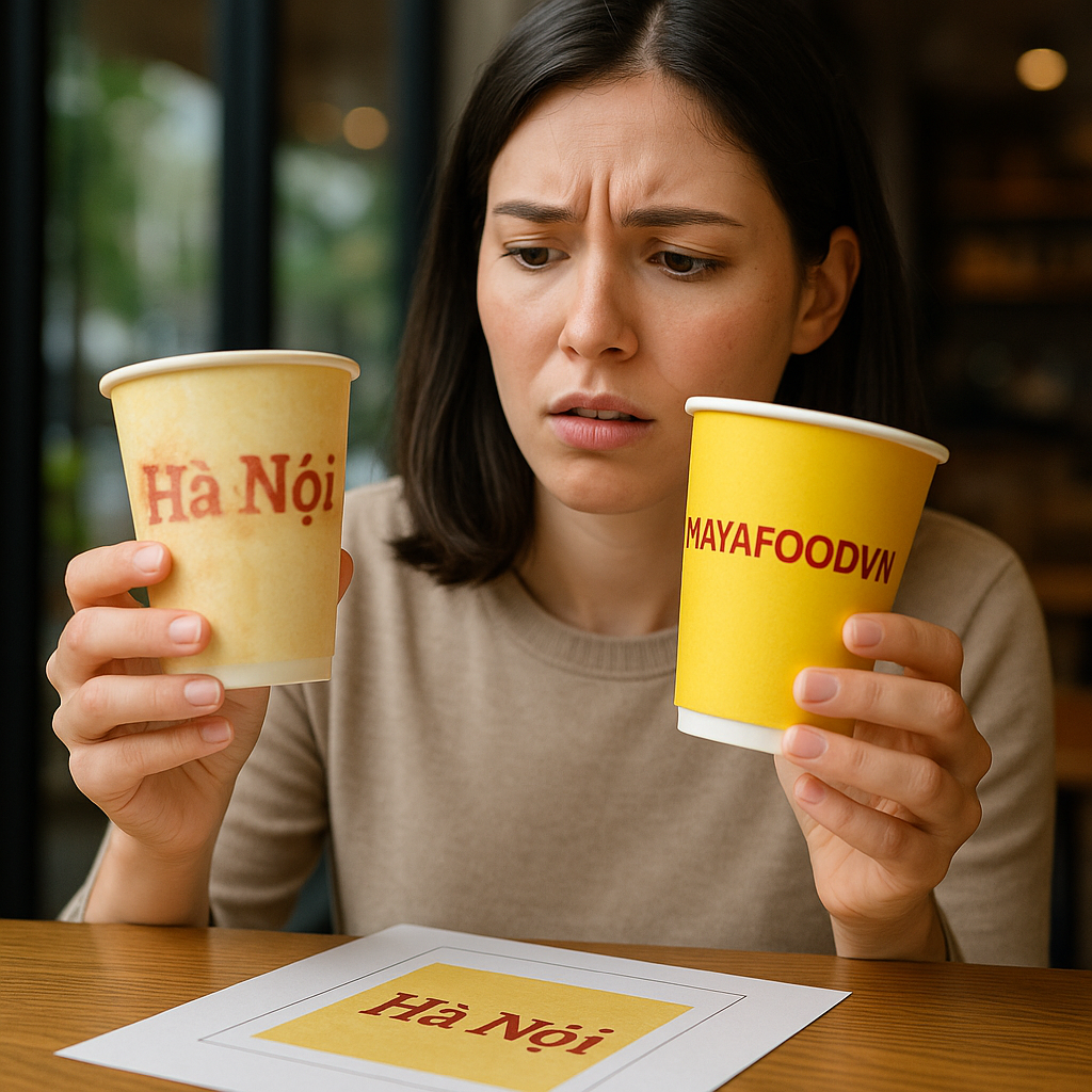 CỐC GIẤY TẠI HÀ NỘI IN XONG BỊ LEM MÀU, NHÒE CHỮ – NGUYÊN NHÂN DO ĐÂU?