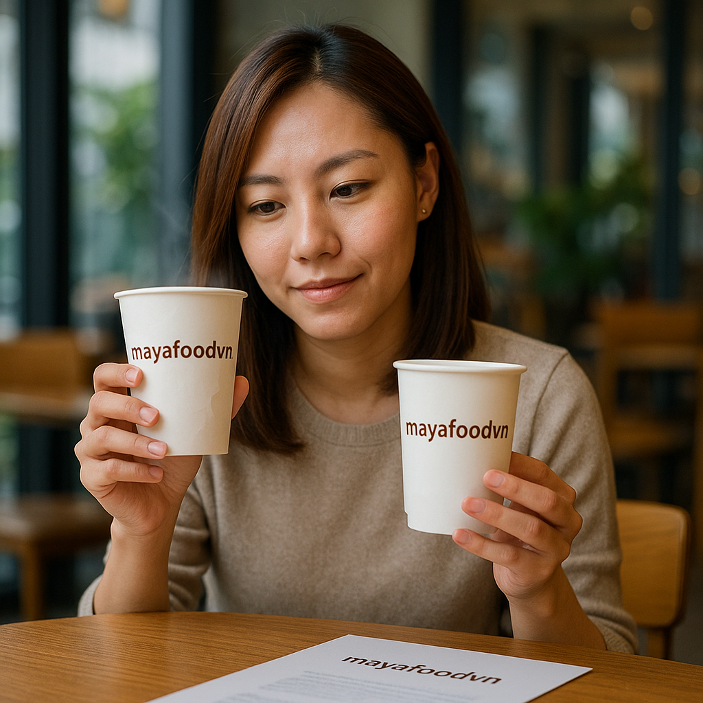 CỐC GIẤY IN MỘT MẶT VÀ HAI MẶT KHÁC GÌ NHAU?