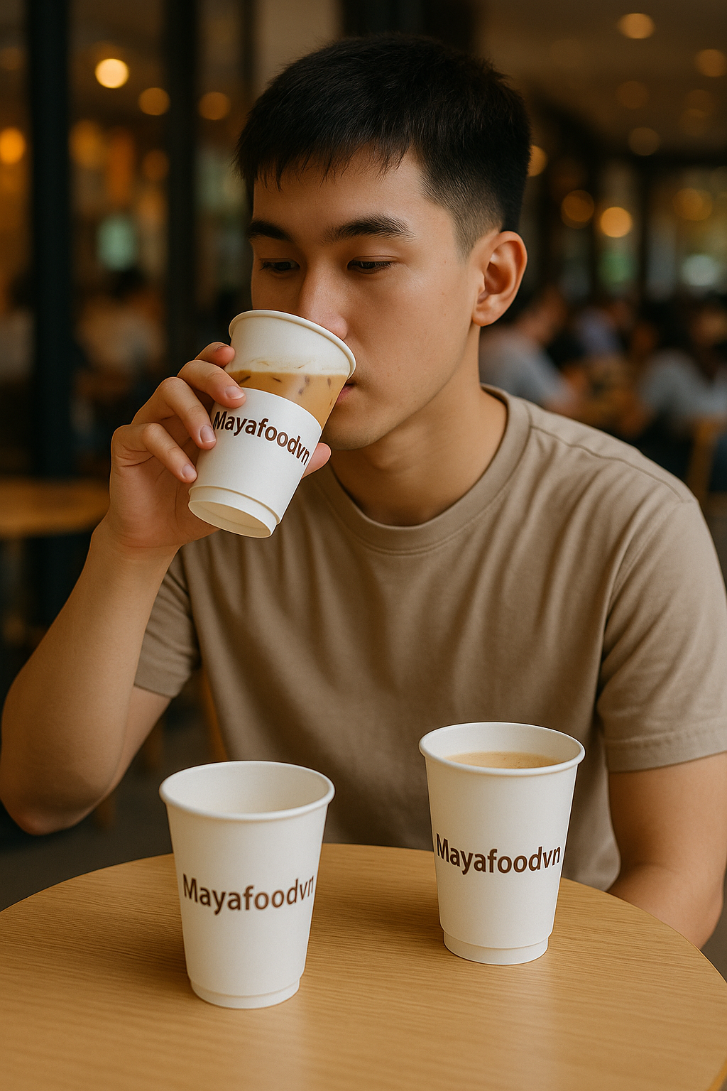 CỐC GIẤY HÀ NỘI IN LOGO CÓ GIÚP TĂNG NHẬN DIỆN QUÁN KHÔNG?