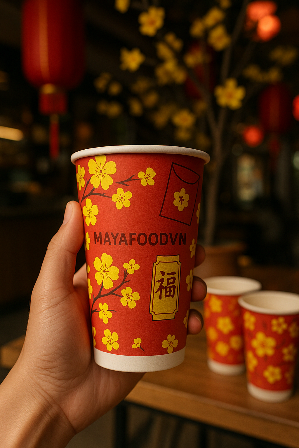 CỐC GIẤY IN THEO CONCEPT TẾT – CÓ QUÁ ĐẮT KHÔNG?