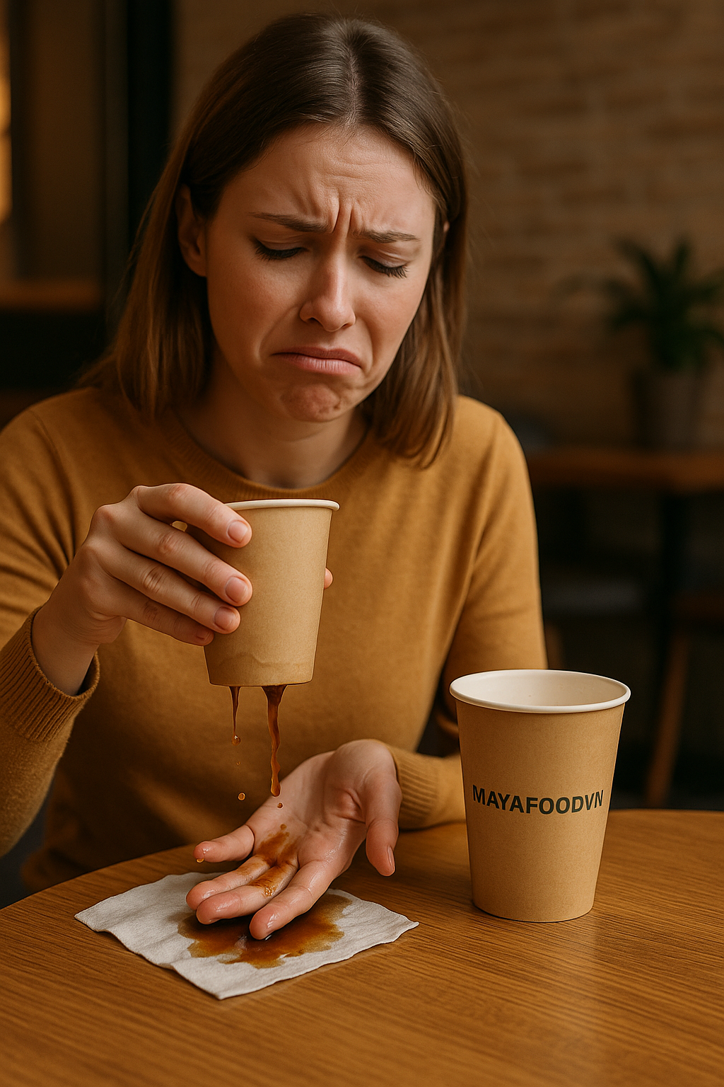 NGUY HIỂM KHI DÙNG CỐC GIẤY KÉM CHẤT LƯỢNG CHO KHÁCH HÀNG