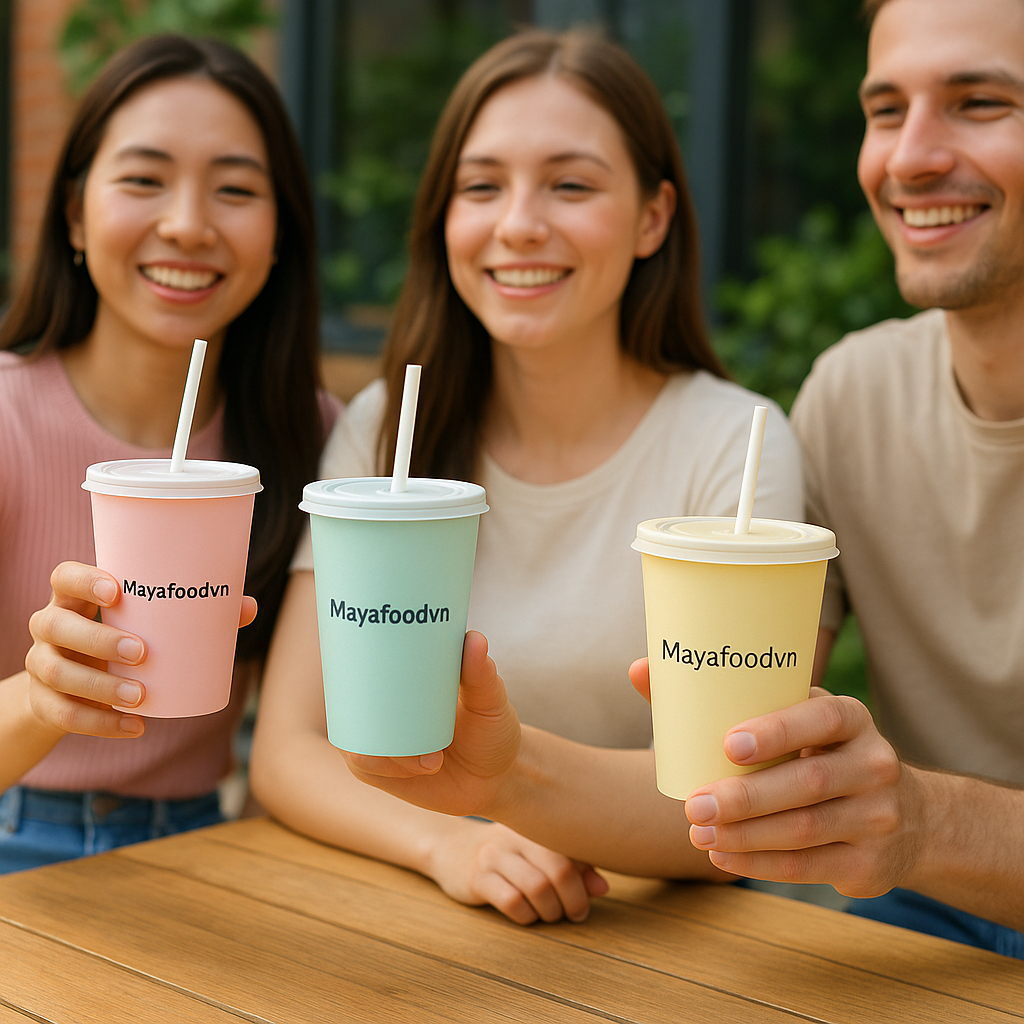 CỐC GIẤY MÀU PASTEL – LỰA CHỌN NGỌT NGÀO CHO MÙA HÈ