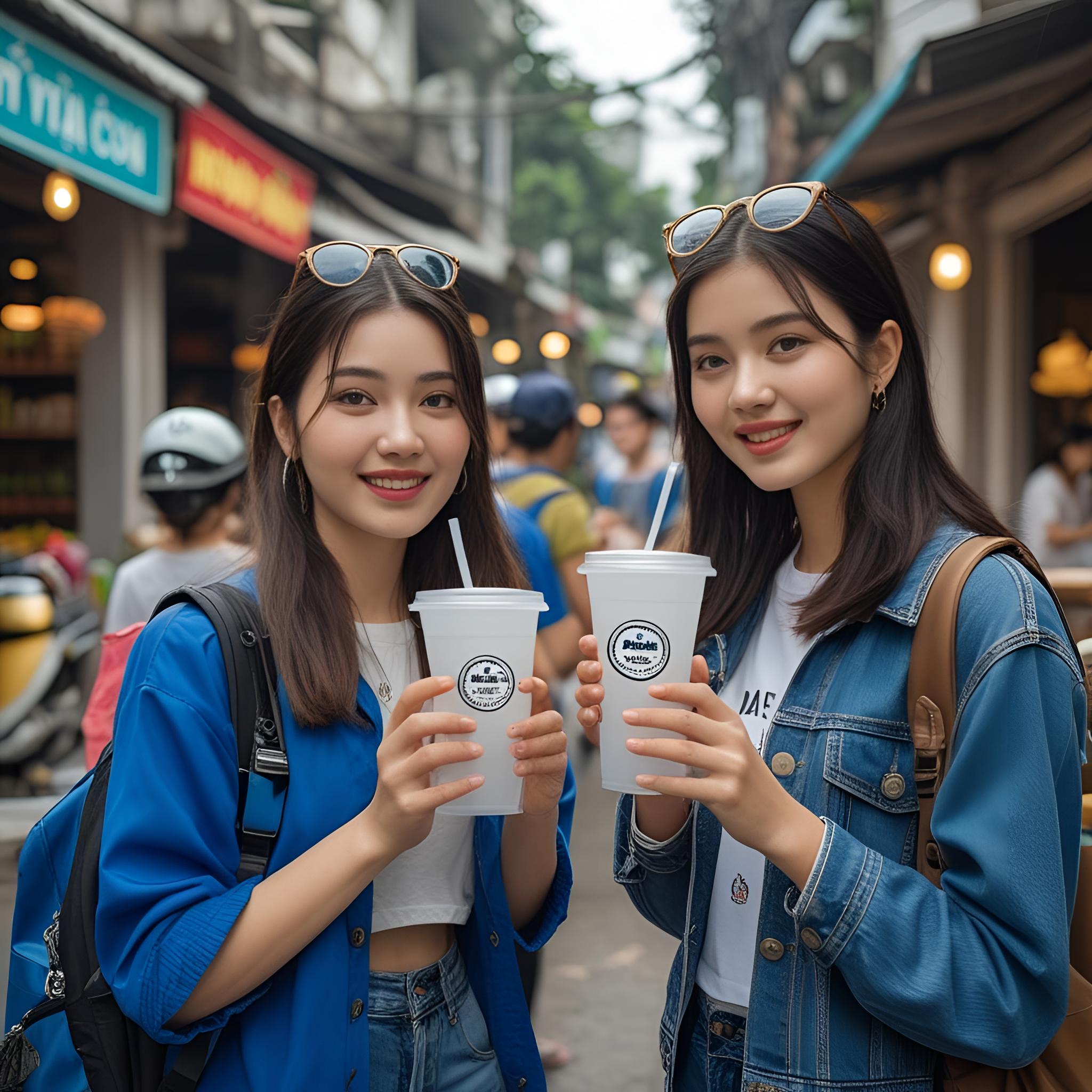 CỐC NHỰA IN LOGO CÁ NHÂN – XU HƯỚNG “CHẤT” CỦA QUÁN TRẺ HÀ NỘI