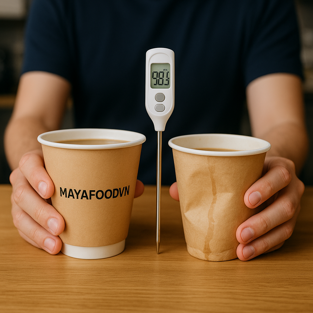 CỐC GIẤY NHÌN DÀY NHƯNG CHỊU NHIỆT KÉM – LÝ DO THƯỜNG GẶP
