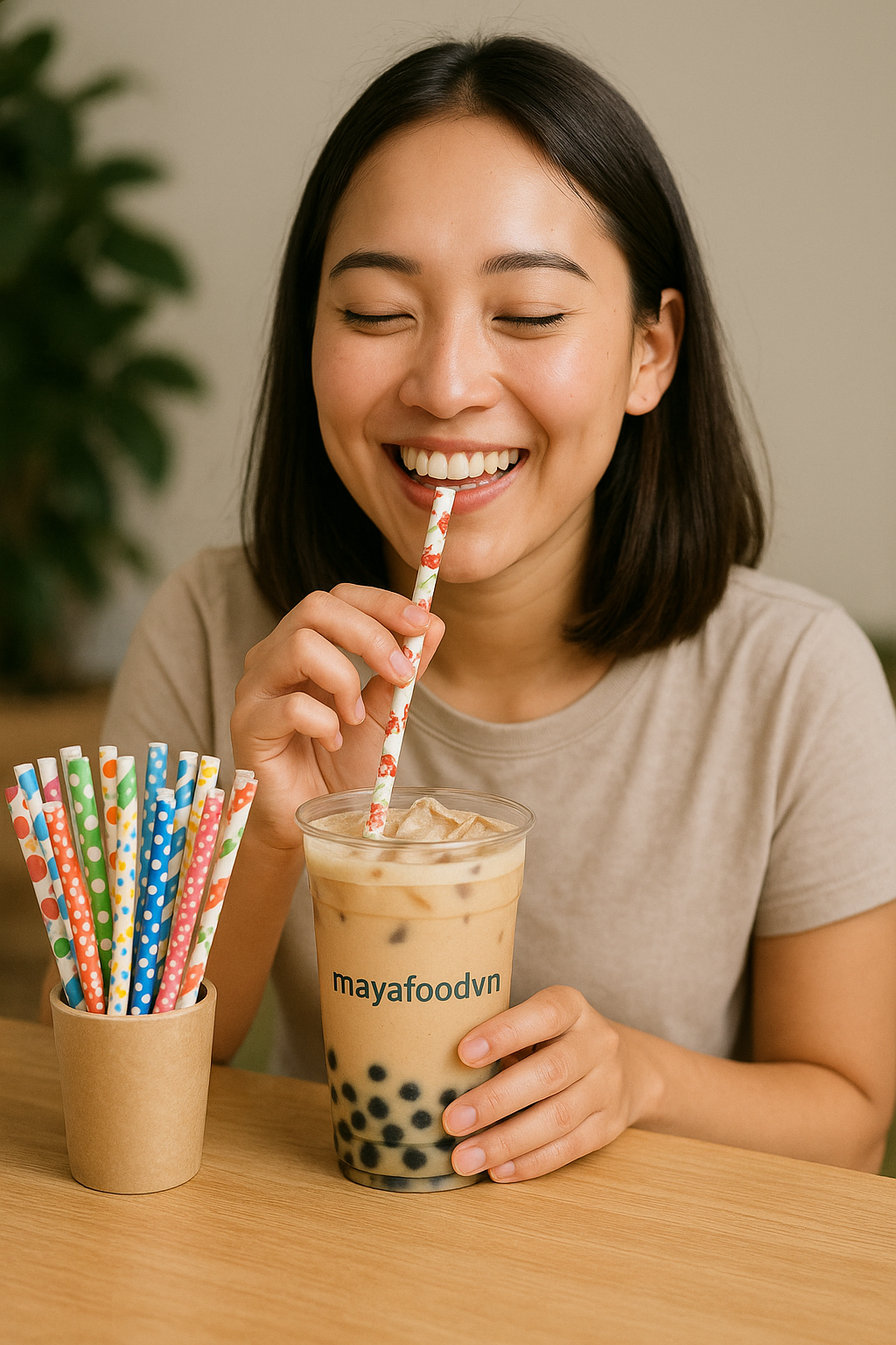 ỐNG HÚT GIẤY HOA VĂN – LÀM ĐẸP LY ĐỒ UỐNG KHÔNG?