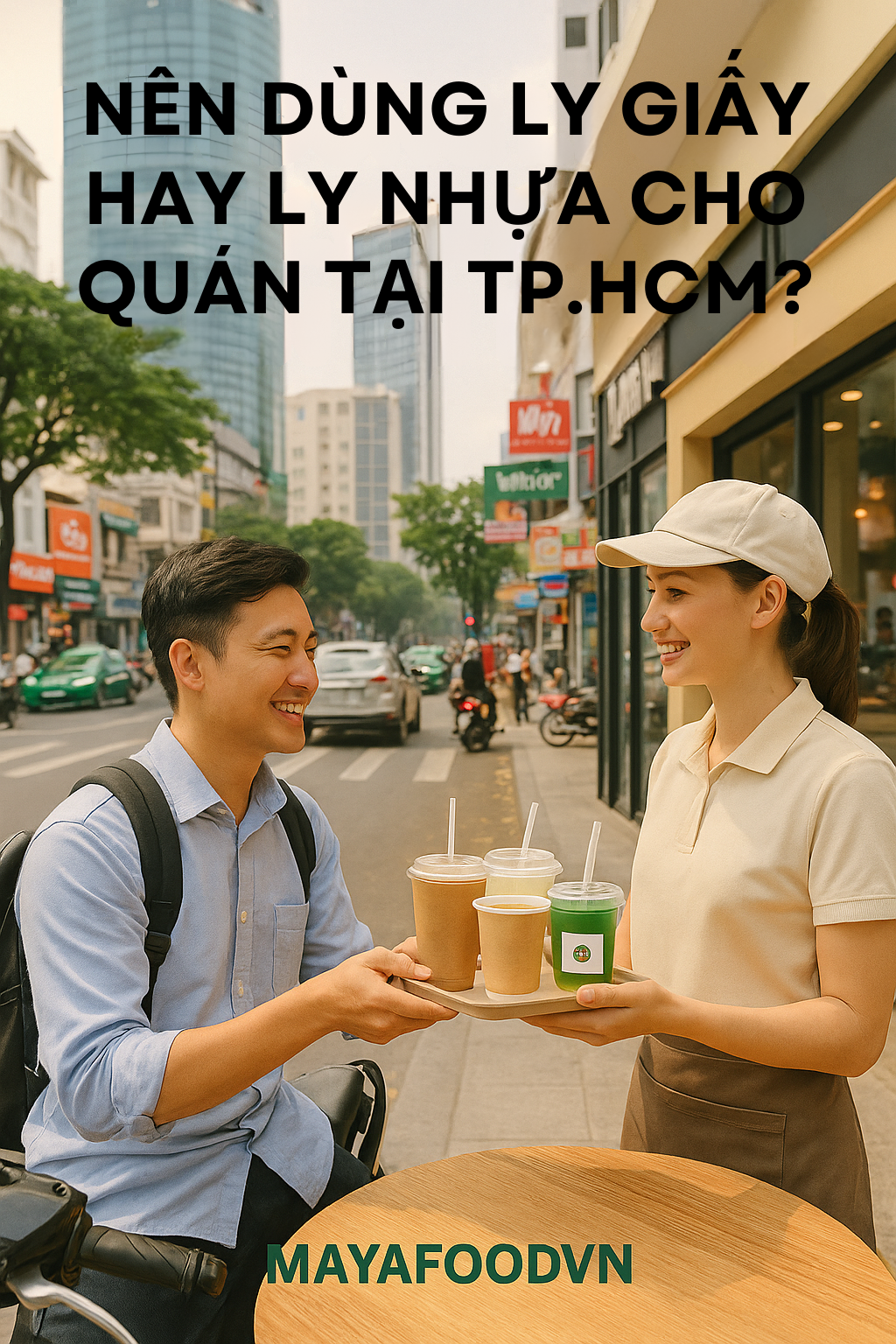 NÊN DÙNG LY GIẤY HAY LY NHỰA CHO QUÁN TẠI TP.HCM?