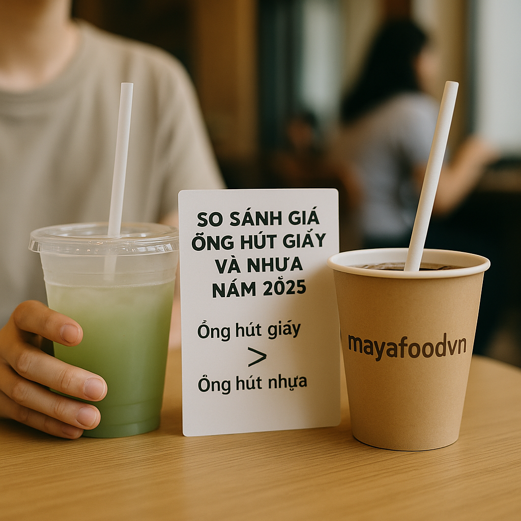 SO SÁNH GIÁ ỐNG HÚT GIẤY VÀ NHỰA NĂM 2025