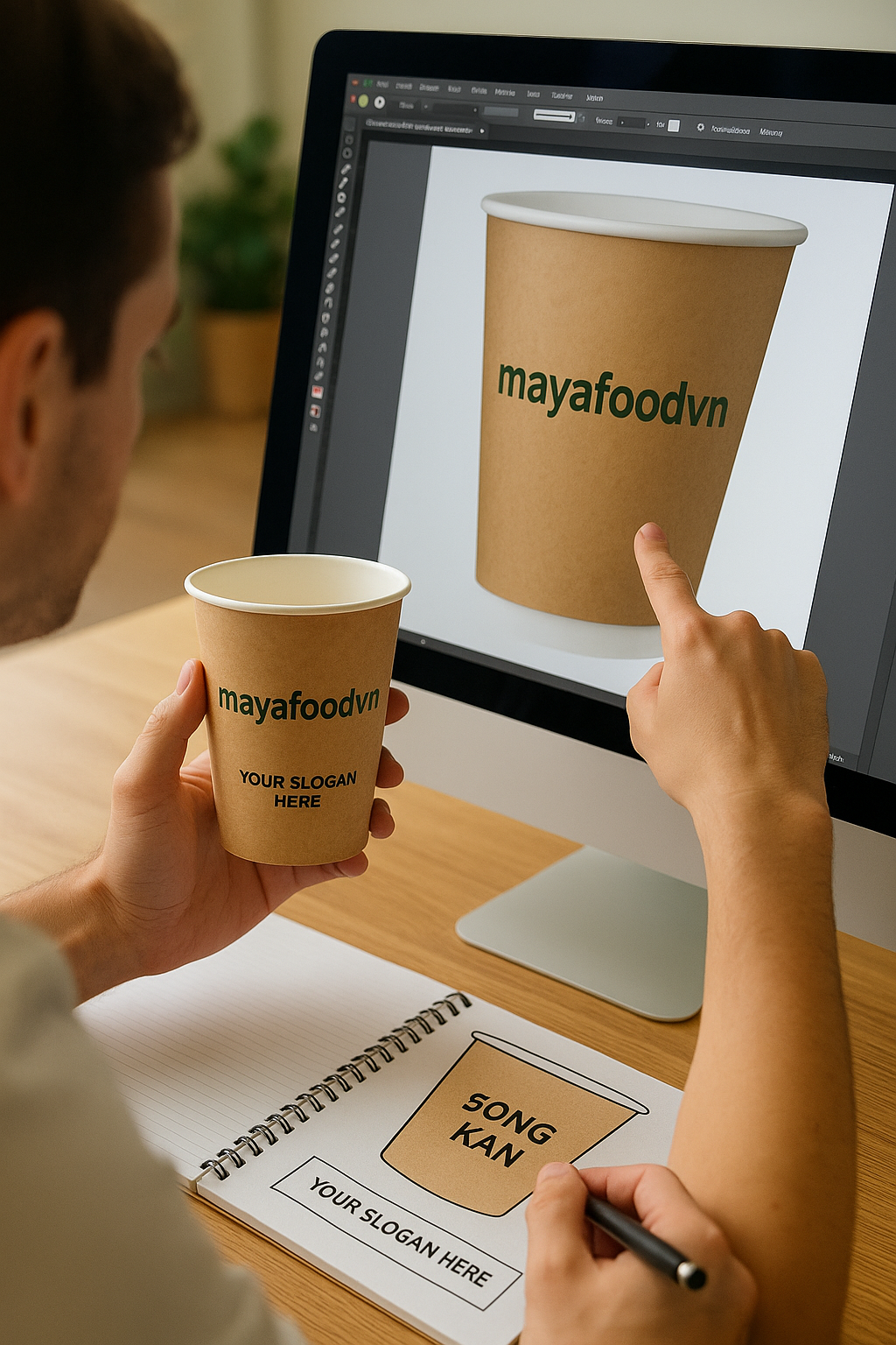 CÓ THỂ THAY ĐỔI THIẾT KẾ SAU KHI ĐẶT IN CỐC GIẤY KHÔNG?