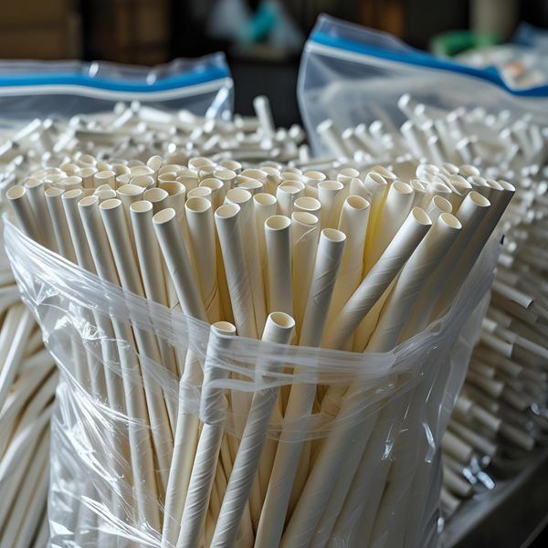 sử dụng túi hút ẩm bảo quản ống hút giấy không bị ẩm