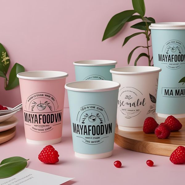 “Cốc giấy Mayafoodvn tại Hà Nội – không mềm, chịu nhiệt tốt, in logo thương hiệu”