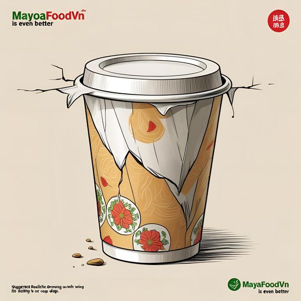 Thay đổi nhiệt độ khiến cốc giấy Hà Nội dễ mất cấu trúc giấy