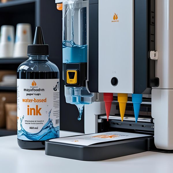 “Mực in thực phẩm dùng cho ống hút giấy – không độc hại, không lem màu”