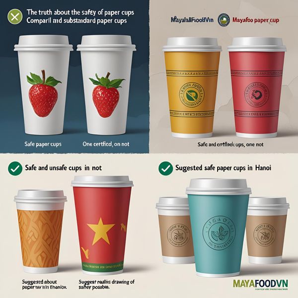 sản xuất cốc giấy an toàn tại Hà Nội – mayafoodvn