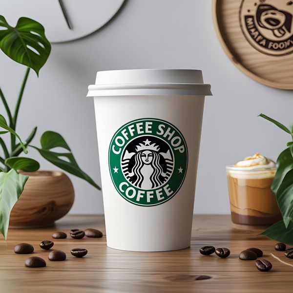 cốc giấy in logo nổi bật cho quán cà phê