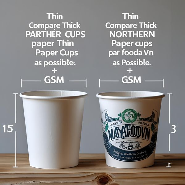 so sánh cốc giấy miền Bắc in màu đậm và màu nhạt