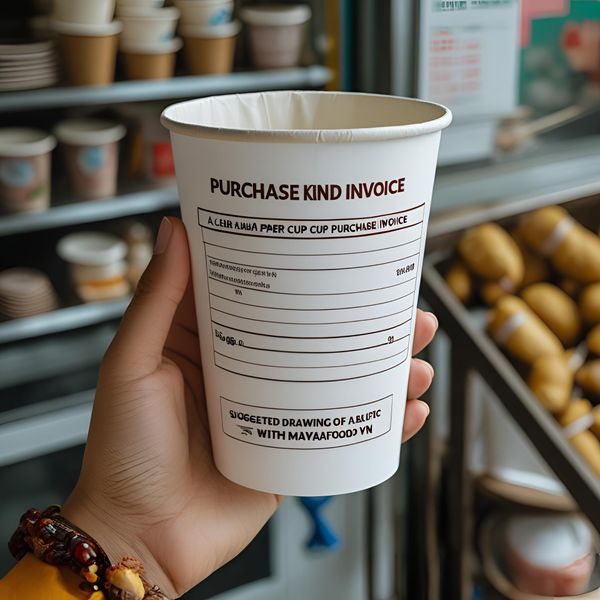 hóa đơn mua cốc giấy Hà Nội rõ ràng giúp bảo vệ quyền lợi