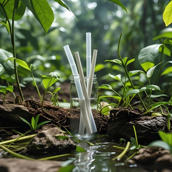 Ống hút sinh học phân hủy nhanh giúp thương hiệu quán trà sữa nâng tầm hình ảnh.