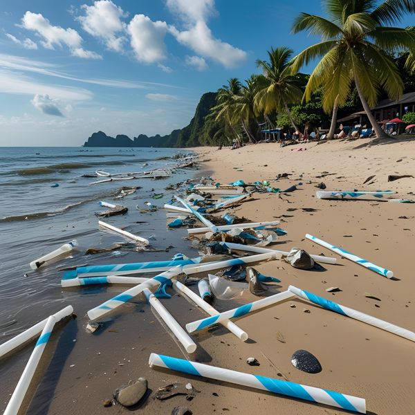 Ống hút nhựa gây ô nhiễm nguồn nước và ảnh hưởng hệ sinh thái sông hồ miền Bắc.