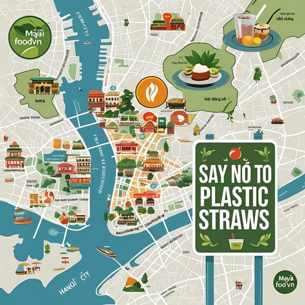 Hà Nội thí điểm cấm ống hút nhựa tại quán cà phê từ năm 2025