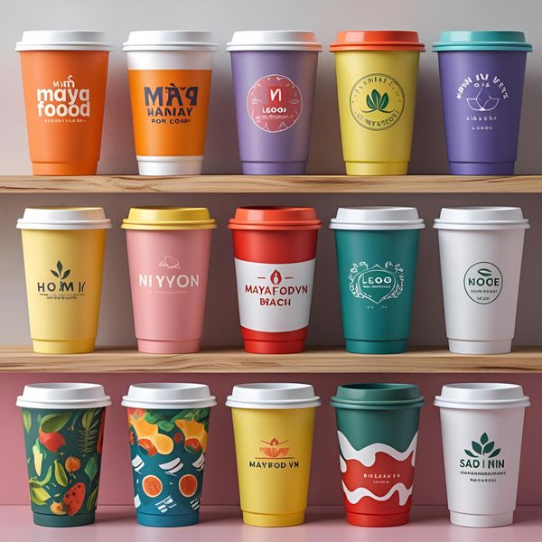 cốc nhựa in logo thiết kế theo mùa tại Hà Nội