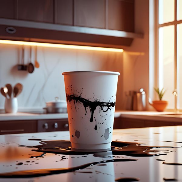 tác hại cốc giấy rẻ tiền khi sử dụng mực in không an toàn