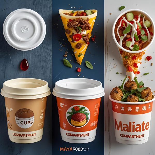 các loại cốc có khoang topping riêng trong ngành F&B