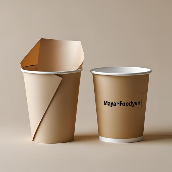 giấy định lượng cao giúp cốc giấy không bị móp