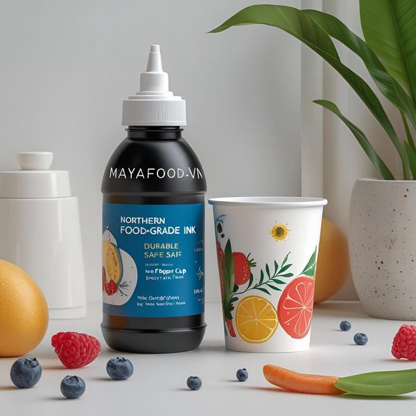 mực in bền màu và an toàn cho cốc giấy miền Bắc