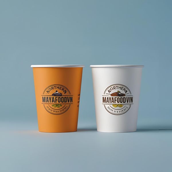 cốc giấy miền Bắc in 1 mặt đơn giản tiết kiệm