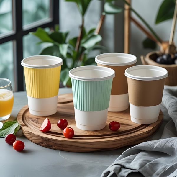 cốc giấy Mayafoodvn thân thiện môi trường thay thế cốc nhựa đổi màu