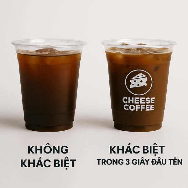 Khác biệt trong 3 giây đầu tiên khi in ly nhựa