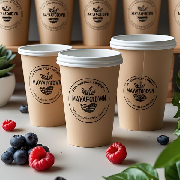 cốc giấy tráng PLA Mayafoodvn thân thiện môi trường