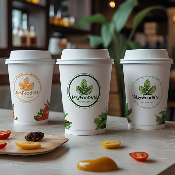 In logo cốc giấy miền Bắc sai lệch làm mất đồng bộ thương hiệu