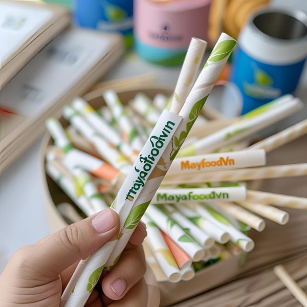 “Ống hút giấy phủ màng 3 lớp sử dụng cho đồ uống lạnh tại Hà Nội”