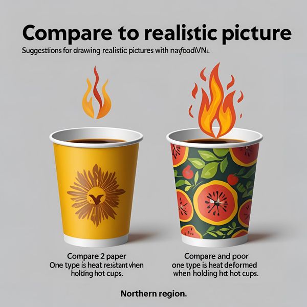 Cốc giấy Hà Nội 2 lớp giữ nhiệt tốt và an toàn khi dùng đồ uống nóng