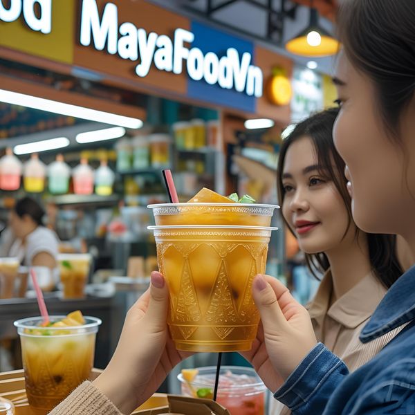 mẫu cốc nhựa mới cho trà sữa 2025 tại Hà Nội đang gây sốt