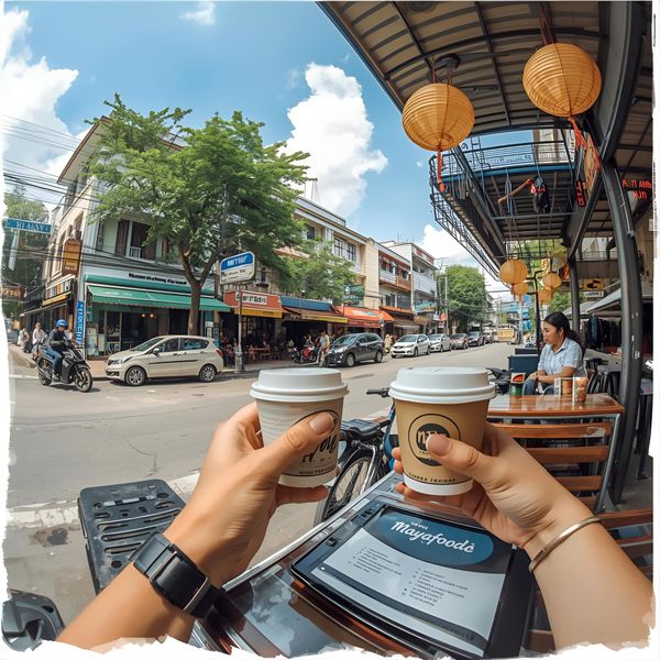 giới trẻ Hà Nội yêu thích cốc giấy pastel