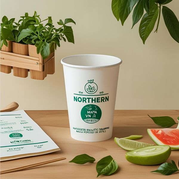 vị trí in logo an toàn trên cốc giấy miền Bắc tránh nứt màu