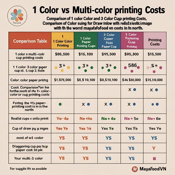 so sánh giá in cốc giấy gấp và in trước 1 tháng