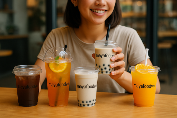 chiến dịch tặng cốc nhựa quảng bá thương hiệu đồ uống qua mạng xã hội