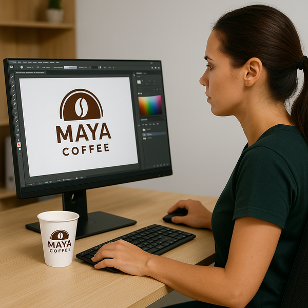 dịch vụ in logo trên cốc giấy tại Hà Nội chuyên nghiệp từ MAYAFOODVN