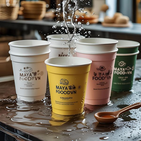 cốc giấy đựng lạnh bị đọng nước ngoài ly do hiện tượng ngưng tụ hơi nước