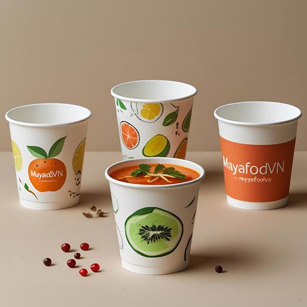 MAYAFOODVN cung cấp hóa đơn đầy đủ khi đặt in cốc giấy