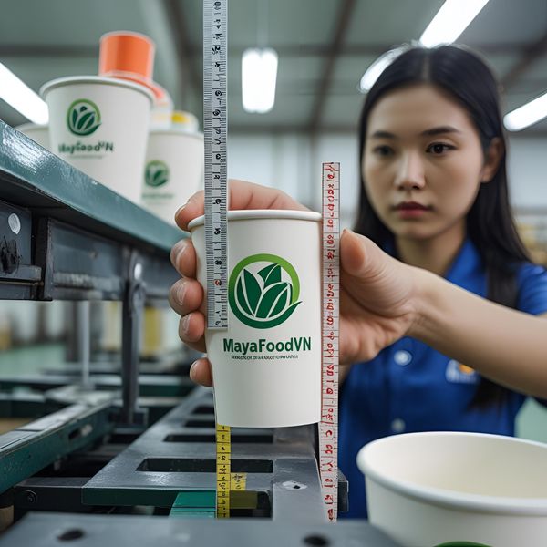 kiểm tra chất lượng in logo trên cốc giấy Hà Nội